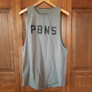 Alphalete Performance Fit Cotton Blend Medium Gray Athletic Tank Top Size Medium